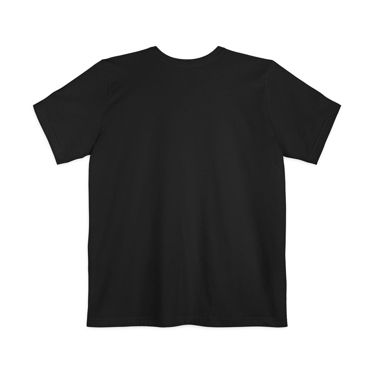 Minimal Pocket T‑Shirt — Tiny Line Art Mushroom Pocket Tee