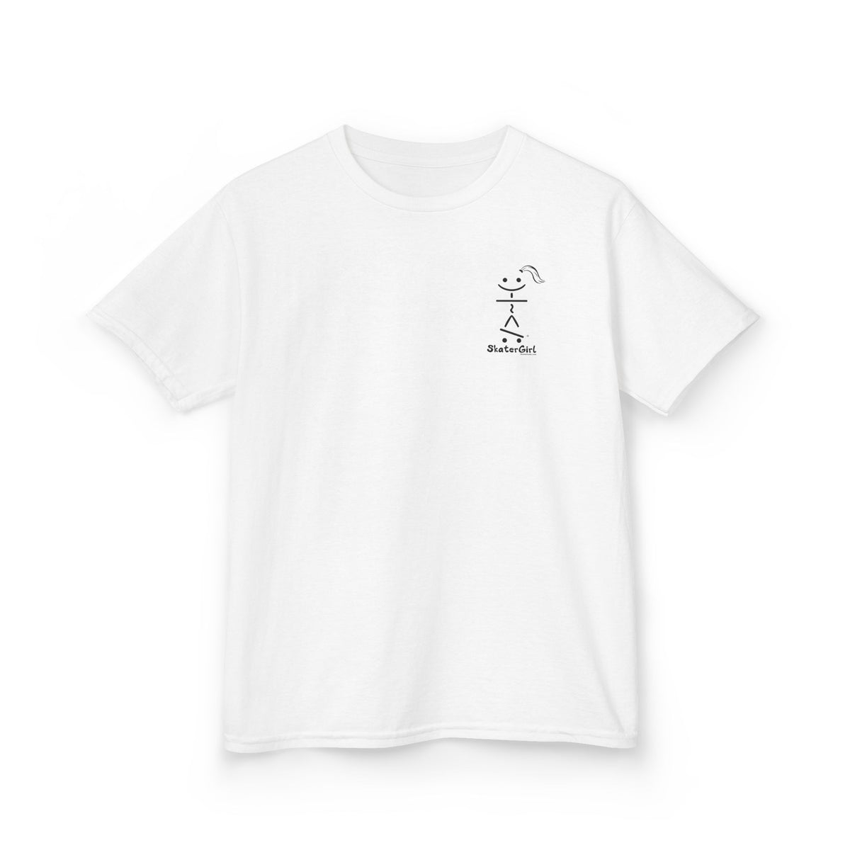 Kids T-Shirt - Cute Stick Figure “Butterfly” Graphic Tee for Toddlers & Kids