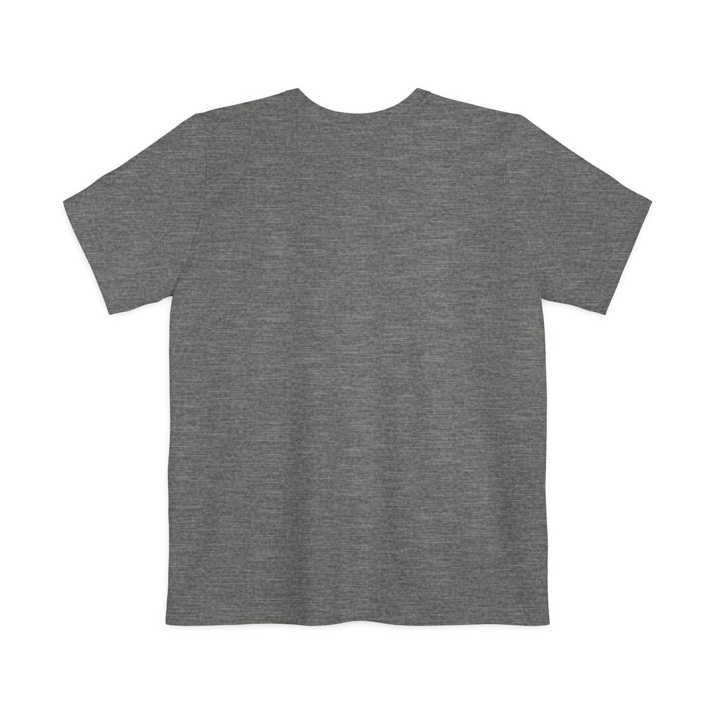 Minimal Pocket T‑Shirt — Tiny Line Art Mushroom Pocket Tee